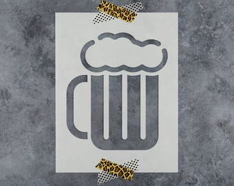 Beer stencil | Etsy