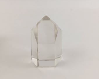 Clear Quartz Generator Crystal Point Tower aka Oracle Stone Healing Crystal and Stone Wand