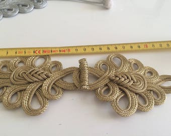 Gold Asian Brandenburg 22 cm long