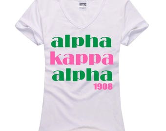AKA Sorority Shirt - 1908 - Alpha Kappa Alpha - AKA T-Shirt - Greek Shirt - Greek Clothing