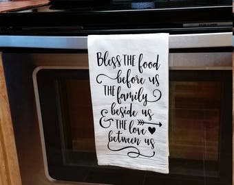 Blessing decorative tea towel