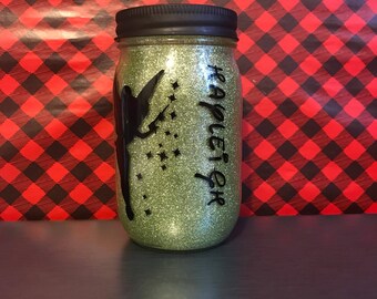 Tinkerbell Jar Light, Mason Jar Light, Mason Jar, Lights, Personalized Jar Light, Jar Night Light, Nightlight, Disney Nightlight, Tink