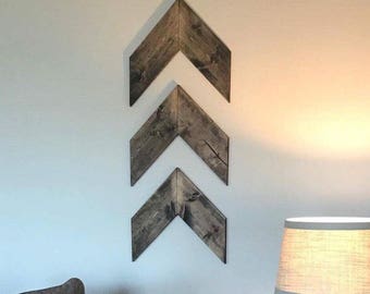Chevron Arrows, Nursery Decor , Chevron Home Decor , Wood Arrow Decor , Wood Chevron Arrows, Rustic Wooden Arrow Set