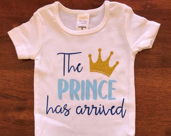 Baby Girl Tee The Princess Has Arrived Custom