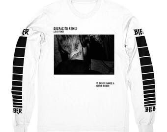 Despacito Stadium Tour Merch Long Sleeve T-Shirt : Bieber Despacito Tee Shirt, Purpose Tour Shirts