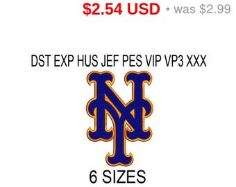 TODAY SALE 15% New York Mets embroidery design logo / embroidery designs / INSTANT download machine embroidery pattern