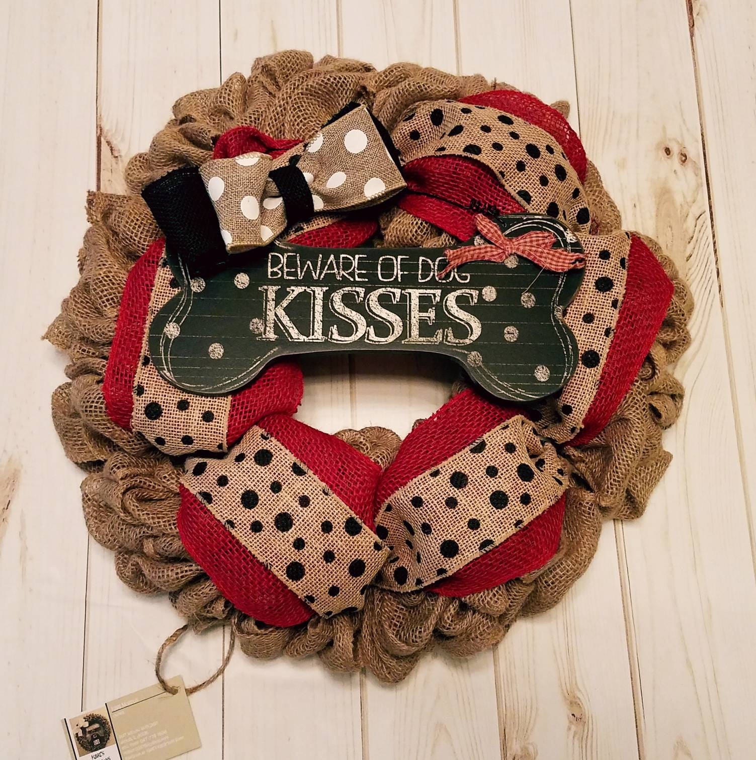 Dog Wreath Dog Decor Pet Wreath Dog Lover Wreath Dog Lover