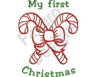 My First Christmas - Machine Embroidery Design