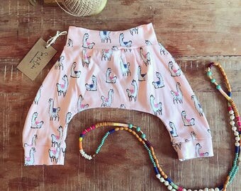 the l l a m a harem pant, 3-6 months