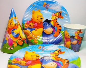 Winnie pooh plate | Etsy