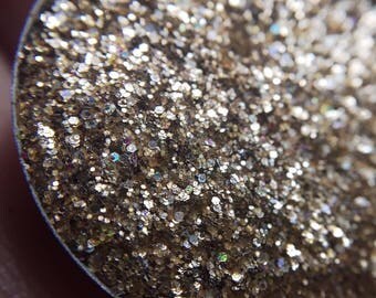 Ashley | Metallic Eyeshadow | Magnetic Palette | Gold Glitter | Glitter Eyeshadow | Chunky Glitter | Pressed Eyeshadow | Eyeshadow Glitter