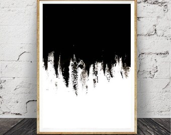 Téléchargement numérique, Art contemporain, décoration murale, Printable Wall Art, noir et blanc Decor, Art moderne,, décoration d’intérieur