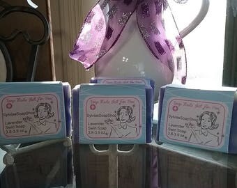 Lavender Swirl Cold Press Soap