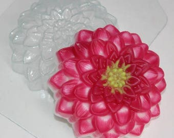 Dahlia soap mold, dahlia plastic soap mold, plastic soap molds, dahlia plastic mold, flowers soap molds, flowers soap, flowers plastic molds