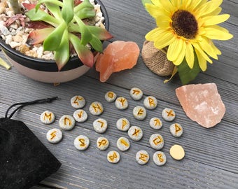Polymer Clay Norse Rune Set