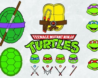 TNMT clipart | Ninja turtles svg | 300 PPI