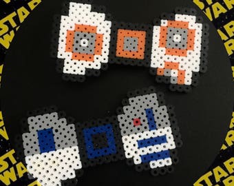 8 Bit Perler Bead Star Wars Droid Hair Bows