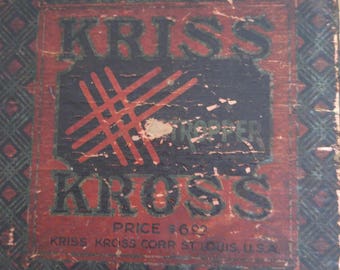 KRISS KROSS 1920s RAZOR Blade Sharpener