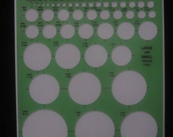 INSTANT DOWNLOAD 23 mm size Circles TEMPLATE 26 Printable