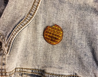 Waffle Stranger Things Pin