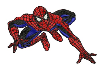 Spiderman Embroidery Design, Avengers Embroidery Design, Marvel Embroidery Design, Comic Design, Boy Embroidery Design, 4x4 6x6 Hoop 2 Sizes