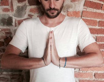 T-shirt taglio vivo uomo in 100% Bamboo. Home made with love. Taglie disponibili.