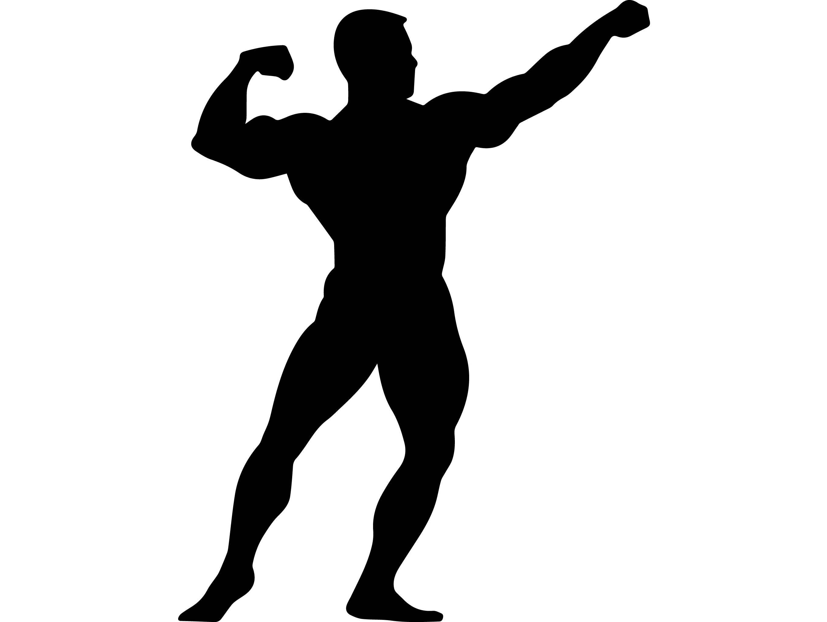 Download Fitness Bodybuilder Strong Power Fitness Training Muscle Gym Body .SVG .EPS .PNG Vector Space ...