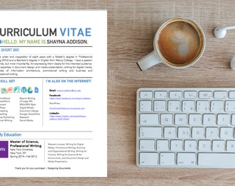 Curriculum Vitae for Writers and Editors