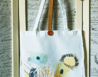 Shopper bag flowers