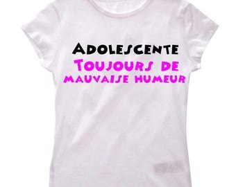Humor always girl bad girl t-shirt.
