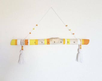Driftwood jewellery beads and tassels