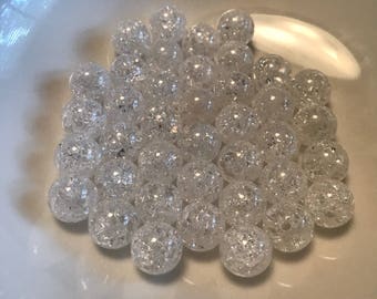 Ice Flake Quartz Round 10mm