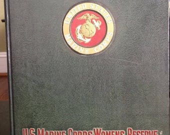 WW2 USMCWR Women Marine year book Camp Lejeune, NC