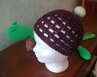 Summer Hat / summer Beanie purple