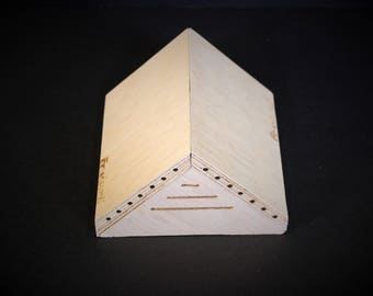 Toit personnalisable à assemblage magnétique pour maisonnette Fr-ebird Cub-e