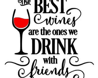 Free Free 178 Best Friends Wine Svg SVG PNG EPS DXF File