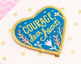 Courage Embroidered Patch | Patches for Jackets and Backpacks