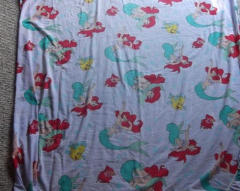 Little Mermaid Striped Twin Fitted Sheet