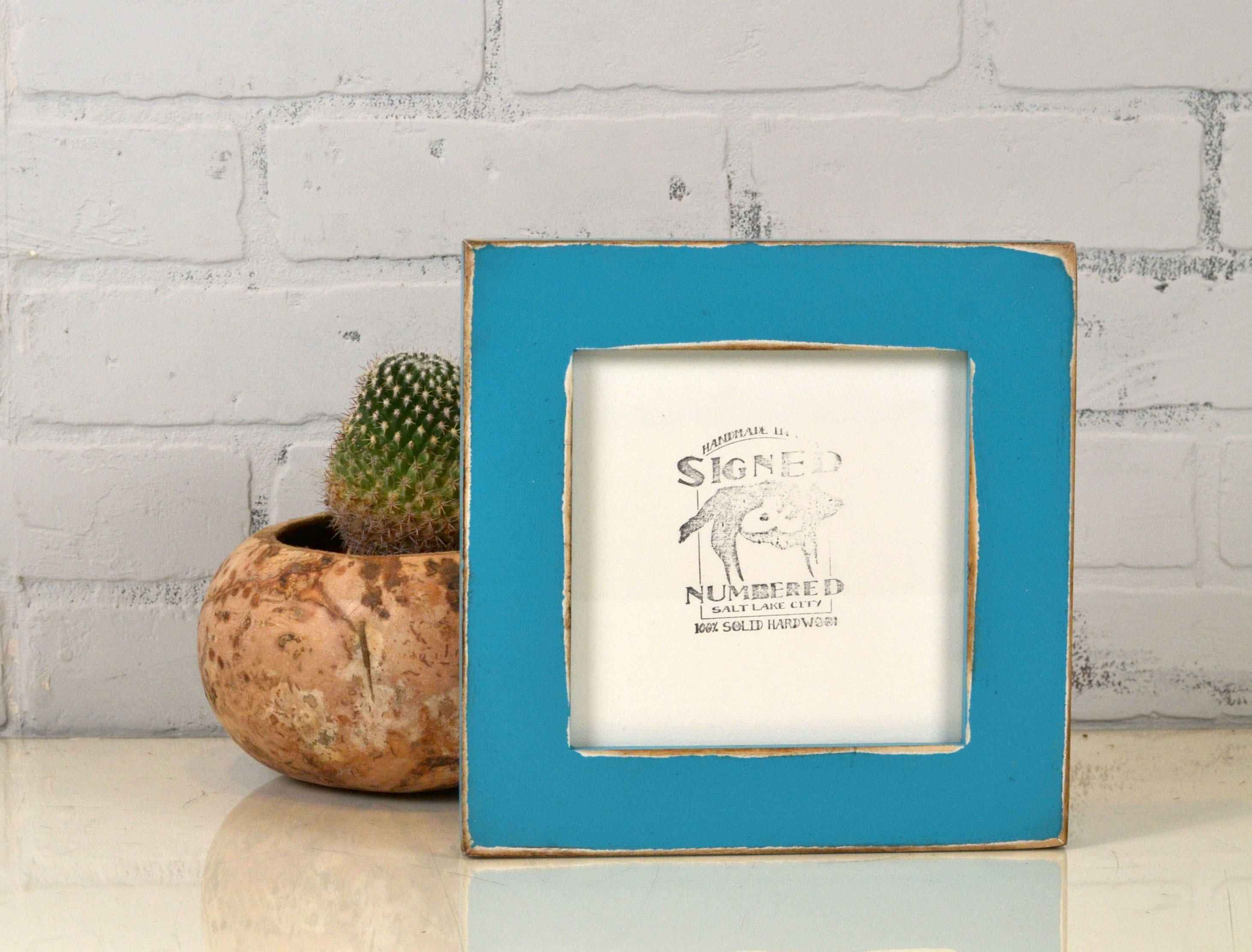 7x7 inch Square Picture Frame in 1.5 Standard Style and Color