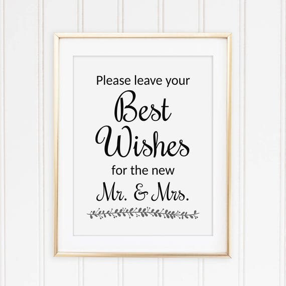 Guest Book Ideas Wedding Sign Best Wishes Guestbook Table Printable Rochester Guest Book Ideas Wedding Sign Best Wishes Guestbook Table Printable Rochester