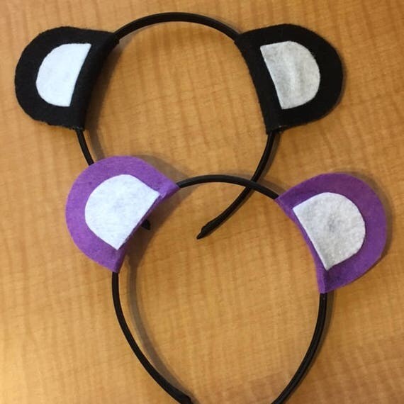 Care Bear Inspired Ears Colorful Ears on a Headband