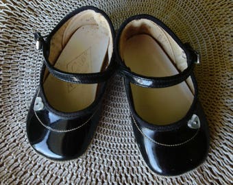 black mary jane infant shoes