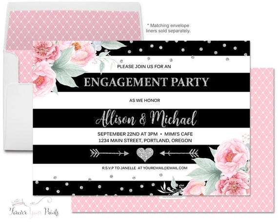 Couples Bridal Shower Invitations - Shower The Couple Invites - Coed Bridal Shower Invites - Couples Wedding Shower - Couples Engagement Il_570xn