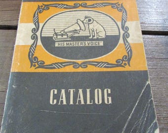Victor Record Complete Catalog of Victor Records 1940-1941 ( His Masters Voice)