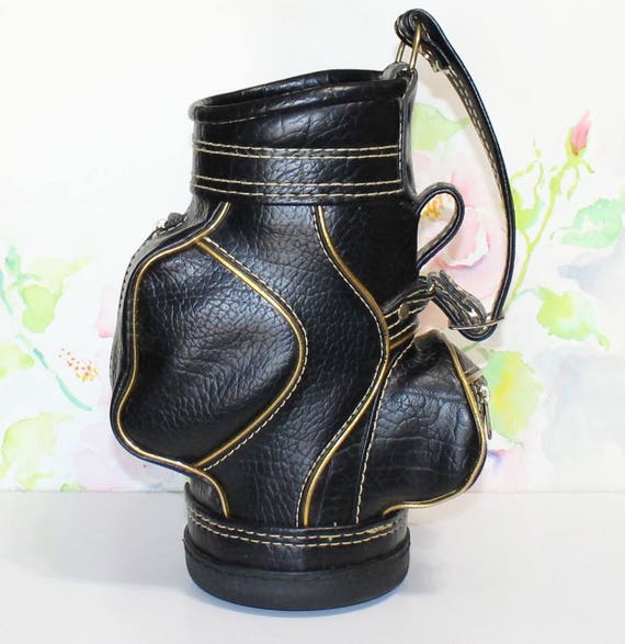Awesome Vintage Miniature Golf Bag Liquor Tote