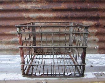 Vintage wire basket | Etsy