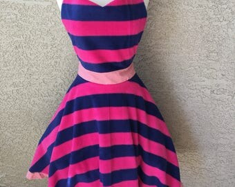 Cheshire Cat costume apron dress