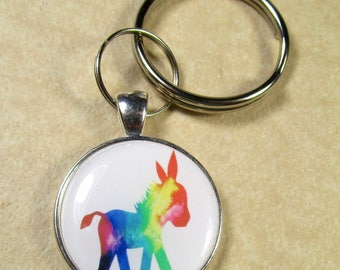 Donkey Keychain, Donkey Key Ring, Donkey Key Fob, Donkey Gifts, Burro Keychain, Burro Key Ring, Burro Key Fob, Donkey Gifts, Burro Gifts