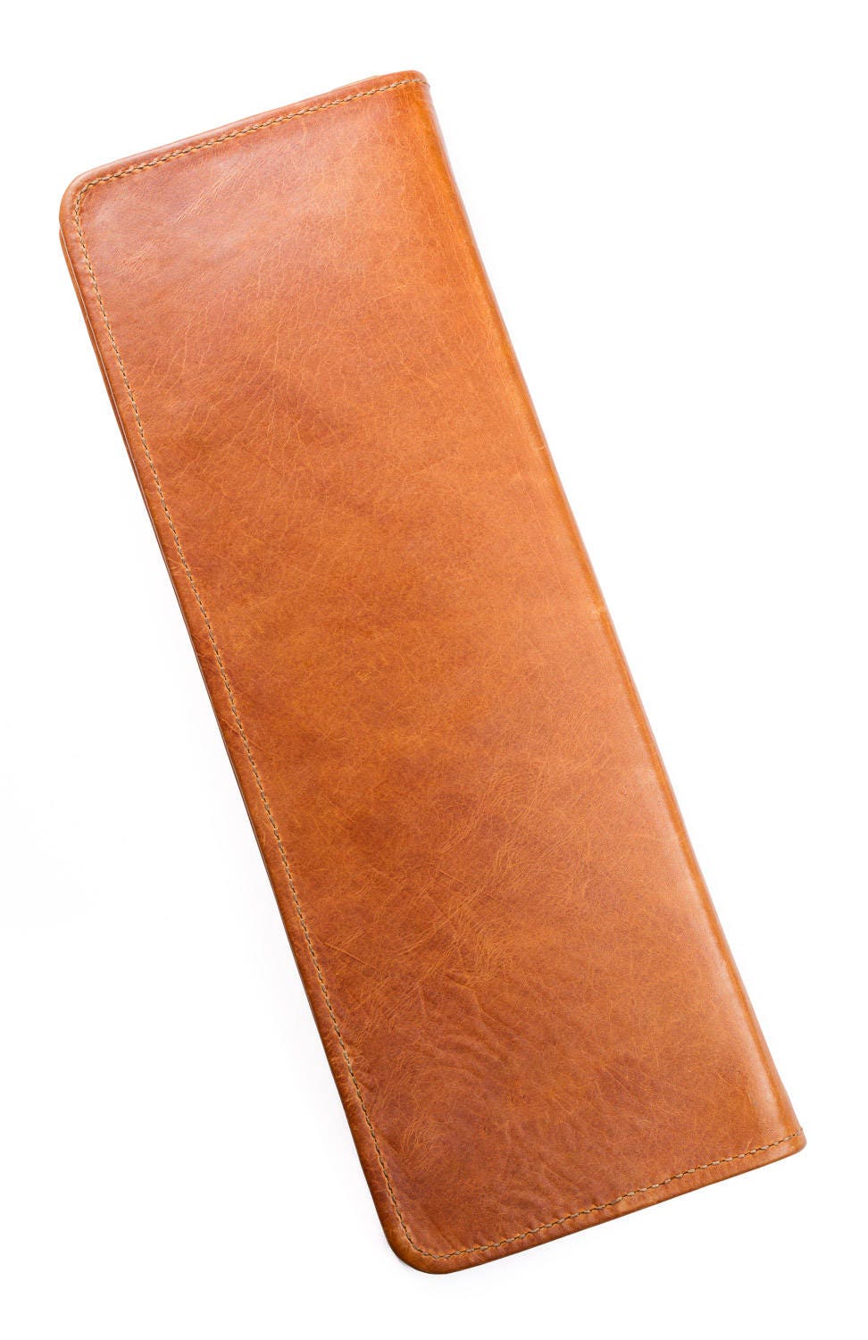 Handmade LEATHER Men's NECK TIE Travel Case Wedding