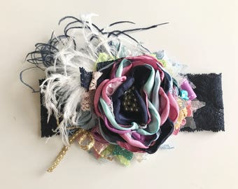 Flower Headband, baby girl headbands, matilda jane headband, birthday headbands